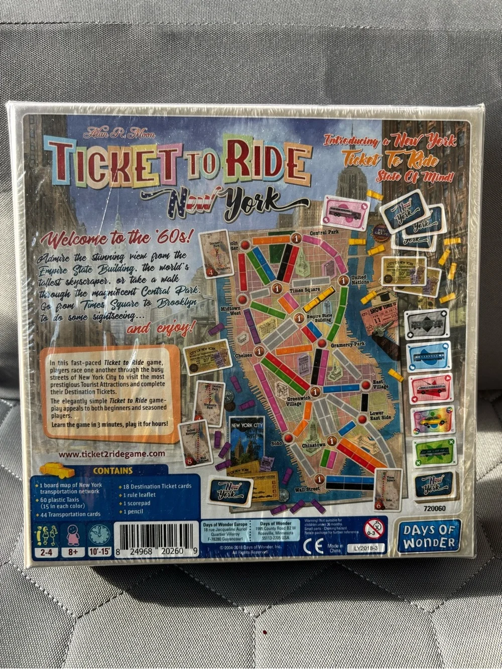 Ticket to Ride: New York Board Game